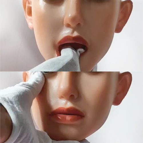 Měkká silikonová hlava